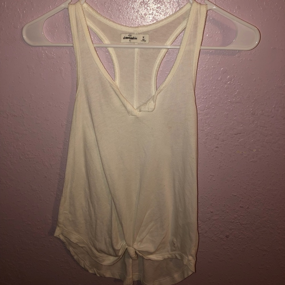 White Abercrombie and Fitch Tank top